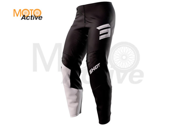 Брюки для мотокросса SHOT DRAW SQUAD (черный/белый)